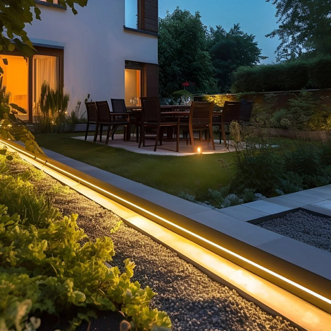 Zewnętrzna solarna elastyczna linia LED