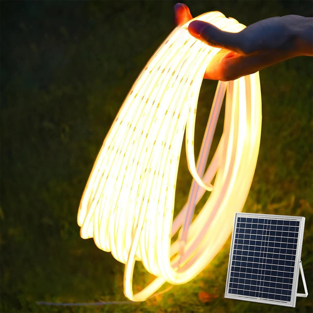 Zewnętrzna solarna elastyczna linia LED