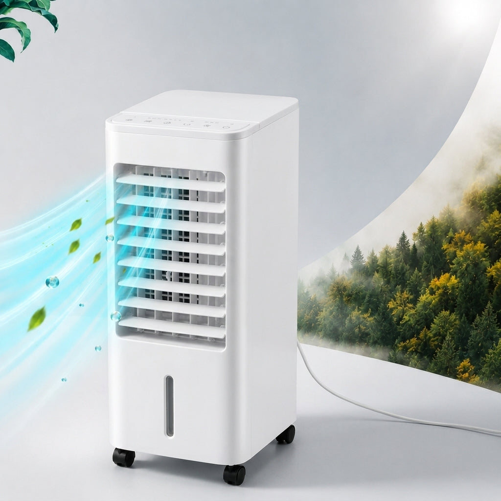 Climatiseur portable 3 en 1 – refroidissement mobile, ventilateur et humidificateur d'air