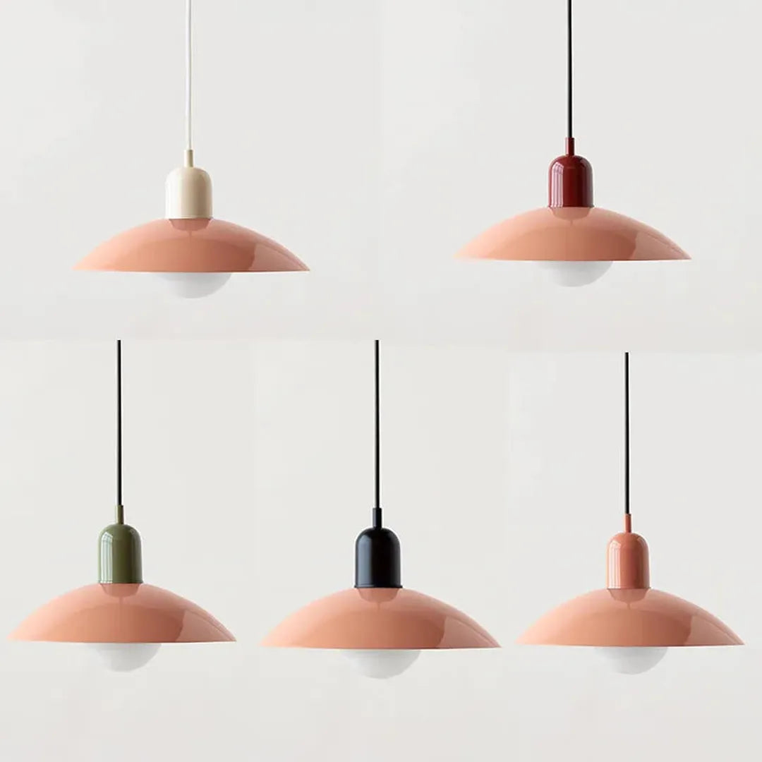 Lampa Wisząca Bauhaus Z Kloszem Typu Kopuła