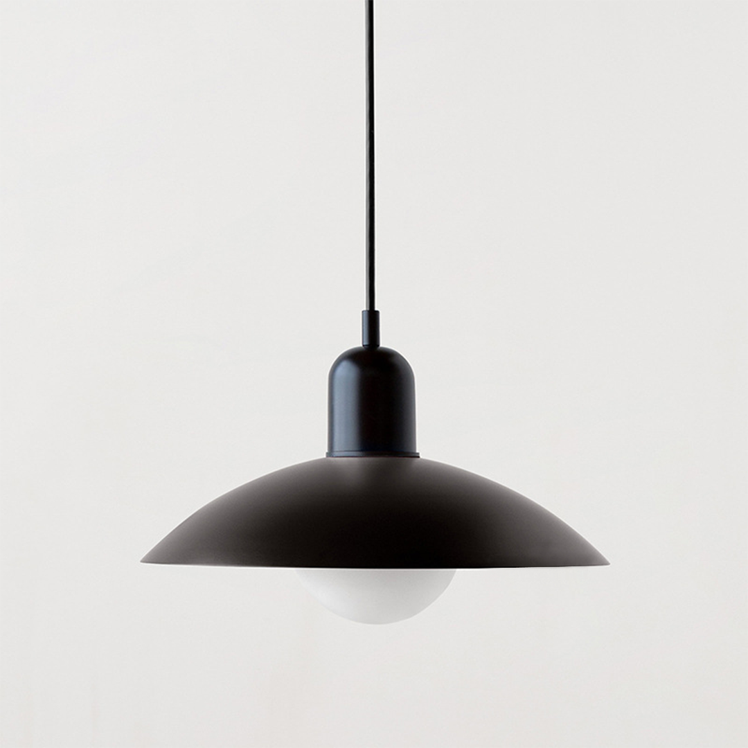 Lampa Wisząca Bauhaus Z Kloszem Typu Kopuła