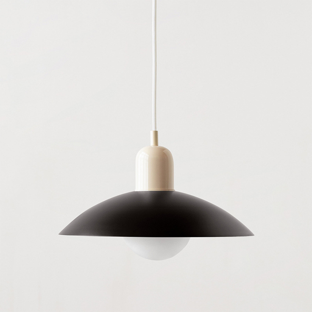 Lampa Wisząca Bauhaus Z Kloszem Typu Kopuła