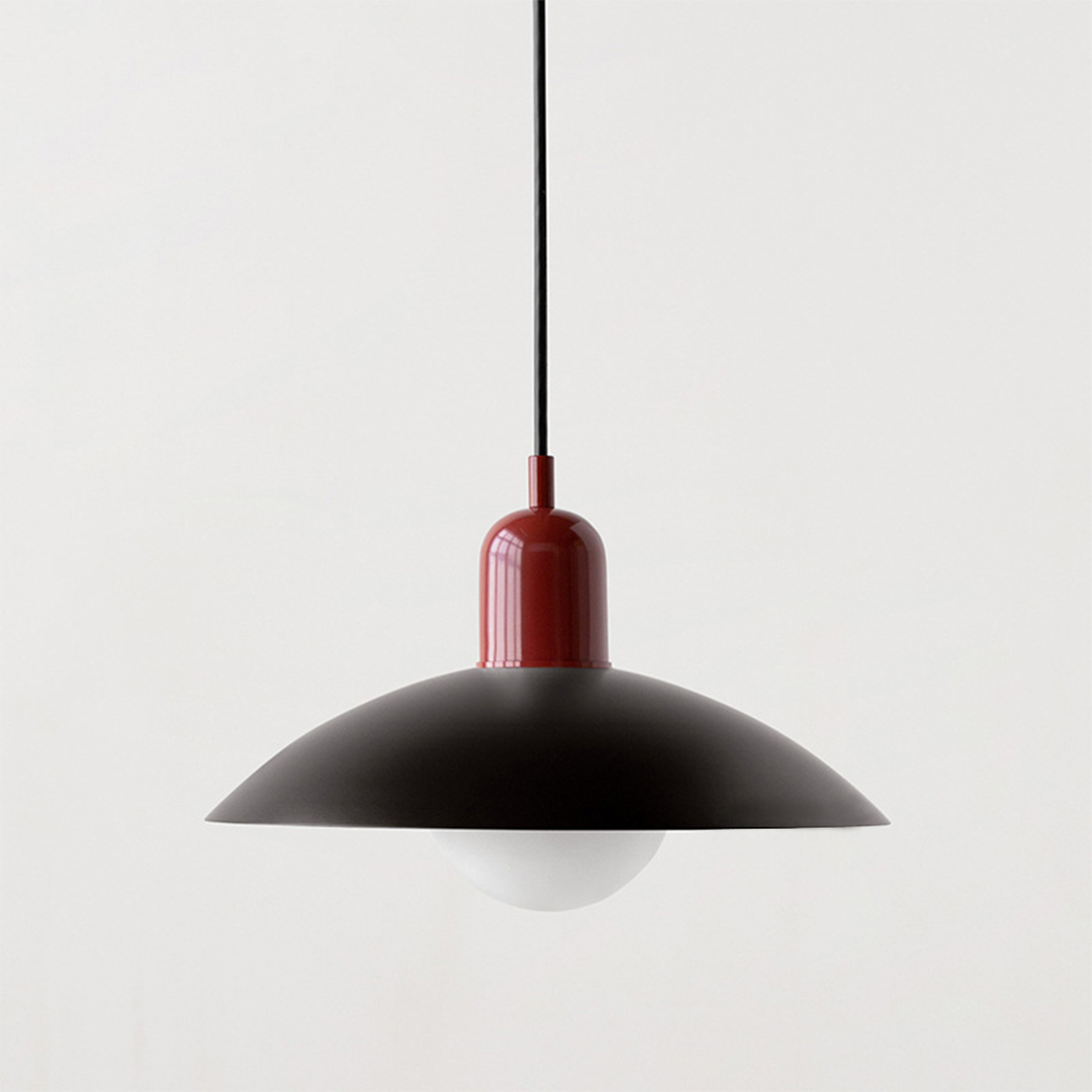 Lampa Wisząca Bauhaus Z Kloszem Typu Kopuła