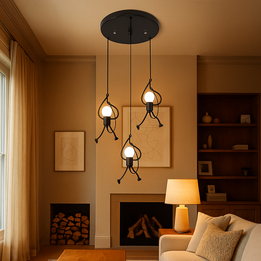 Lampa Wisząca W Stylu Retro Z Żelaza | Żelazny Design