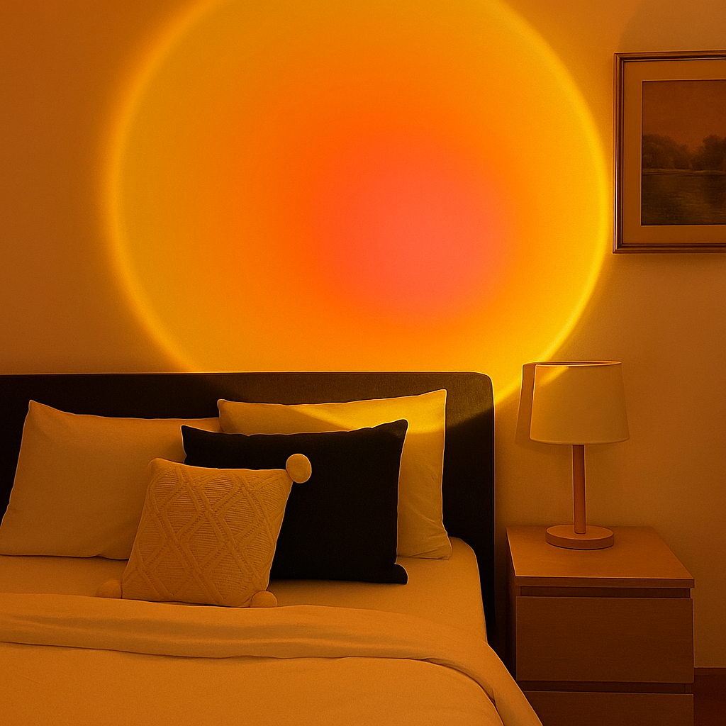 Lampa Podłogowa Zachód Słońca | Oświetlenie Wewnętrzne