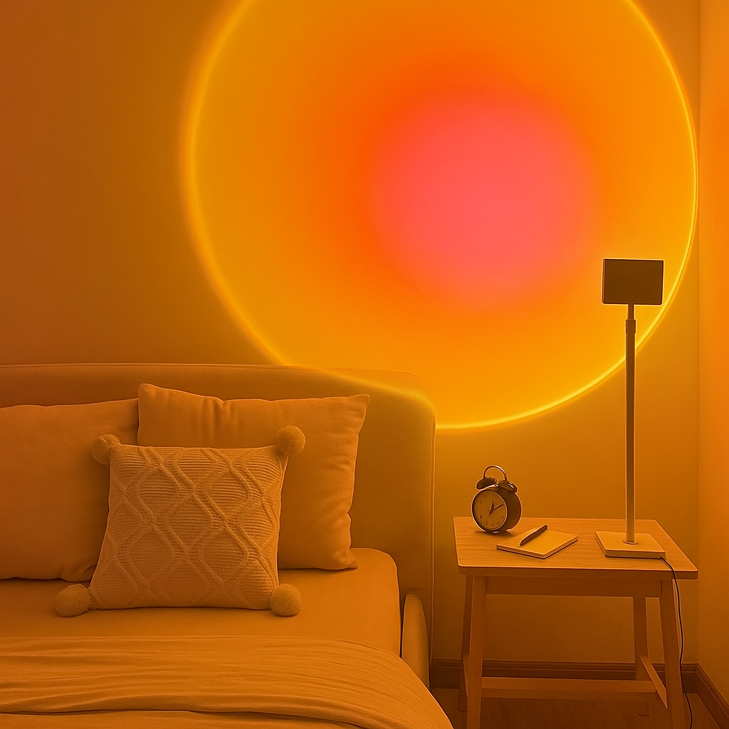 Lampa Podłogowa Zachód Słońca | Oświetlenie Wewnętrzne