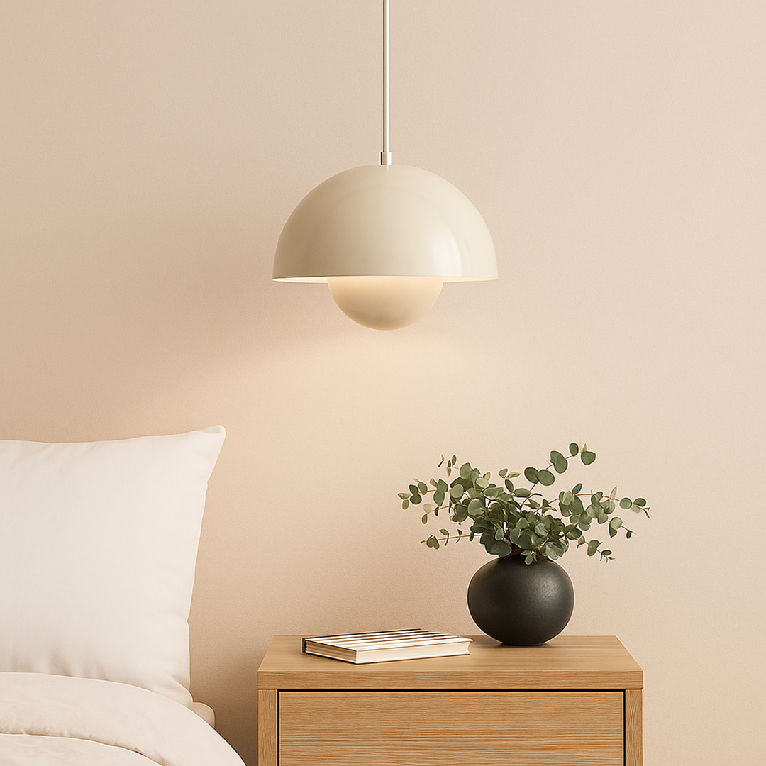 Duńska Lampa Wisząca | Kwiatowa Głowa Design