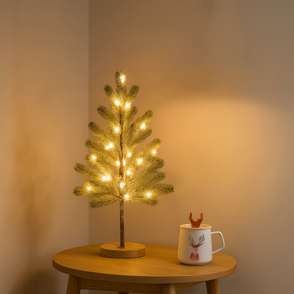 Lampka Nocna Choinka | Symulacja Dekoracyjna
