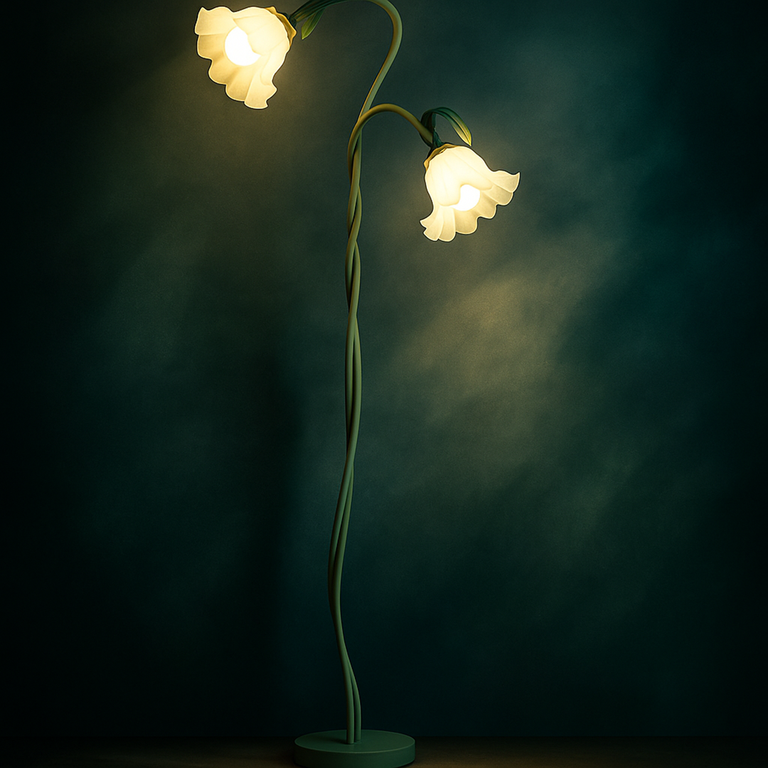 Lampa Podłogowa Kwiaty Calla | Dekoracyjny Akcent