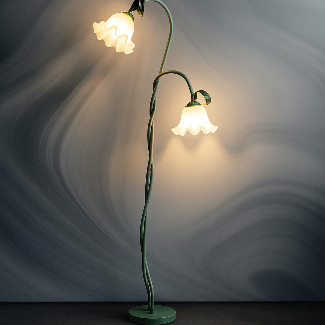 Lampa Podłogowa Kwiaty Calla | Dekoracyjny Akcent