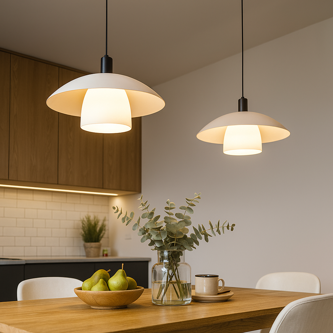 Nowoczesne Lampy Wiszące Z Krzywiznami | Nowoczesne Przestrzenie