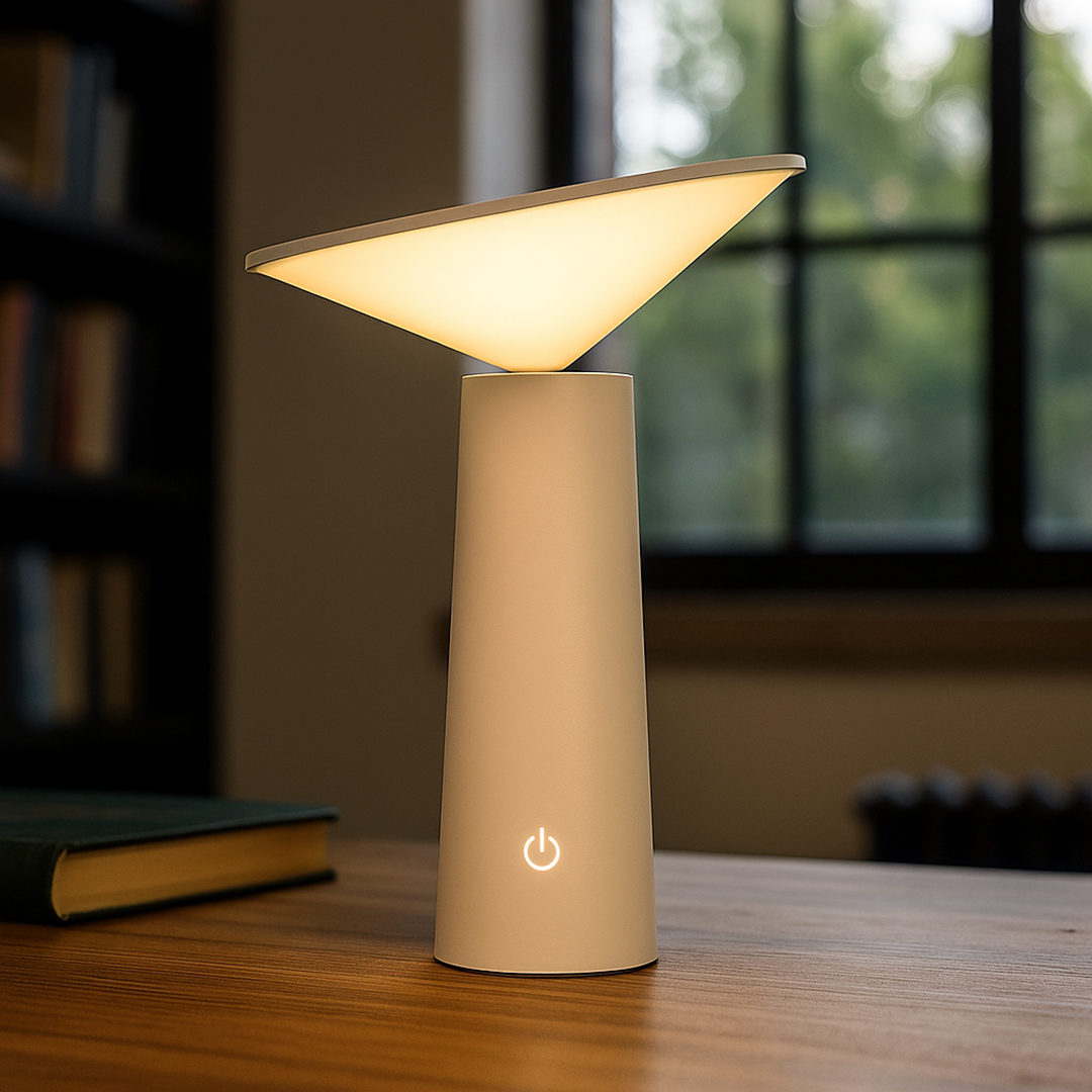Bezprzewodowa lampa stołowa | Z praktycznym pilotem
