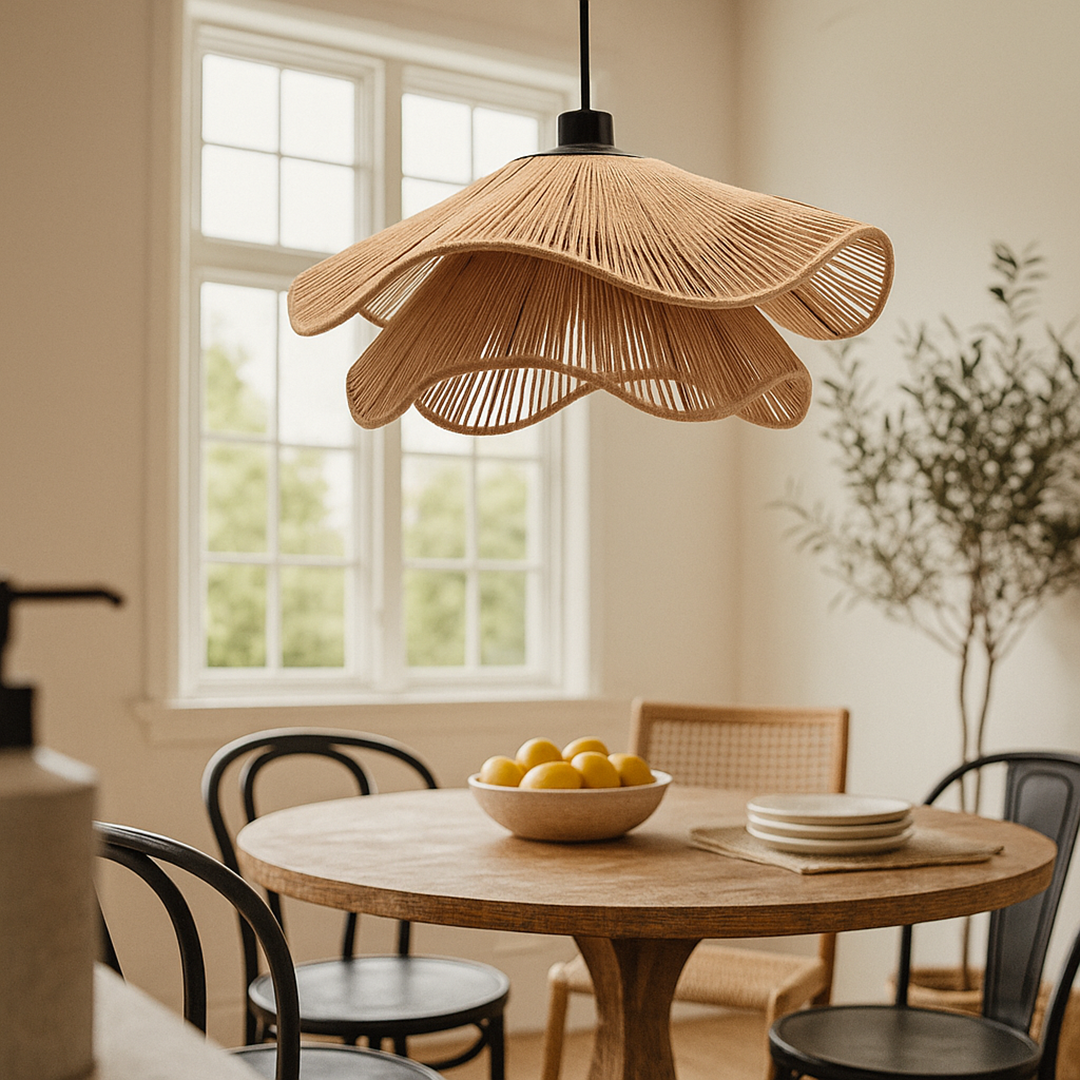 Jutowa Lampa Sufitowa | Artystyczny Design