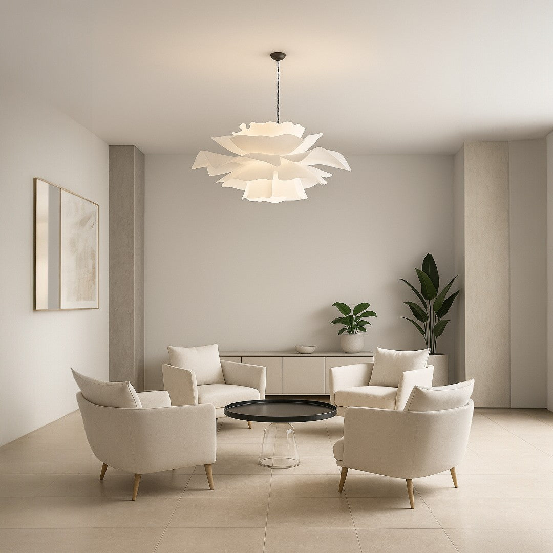 Lampa Wisząca O Miękkich Liniach | Nowoczesne Wnętrze