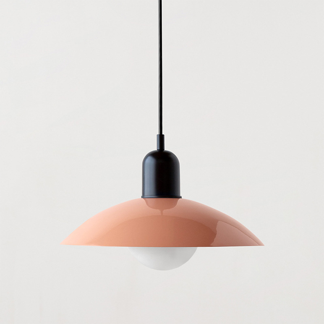 Lampa Wisząca Bauhaus Z Kloszem Typu Kopuła