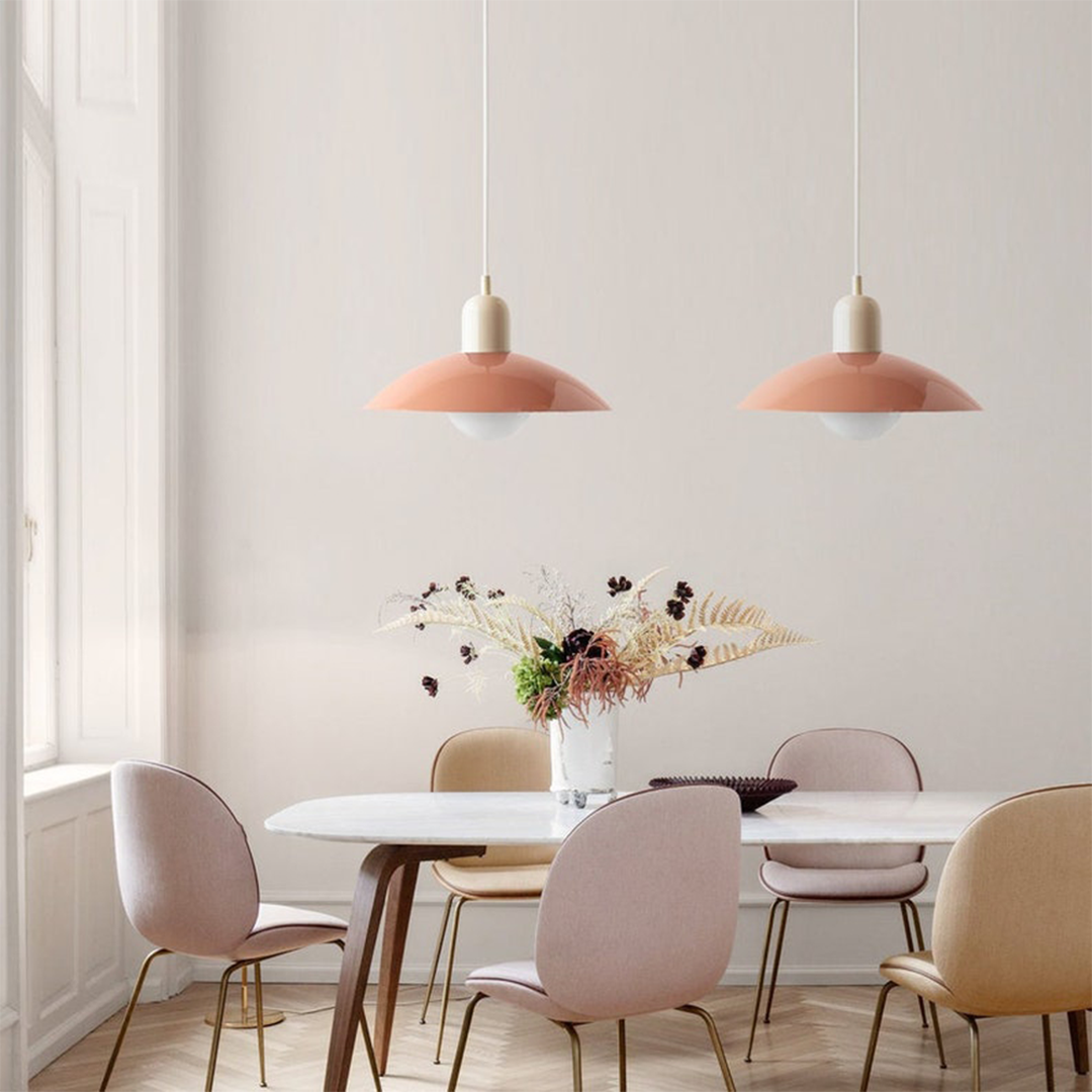 Lampa Wisząca Bauhaus Z Kloszem Typu Kopuła