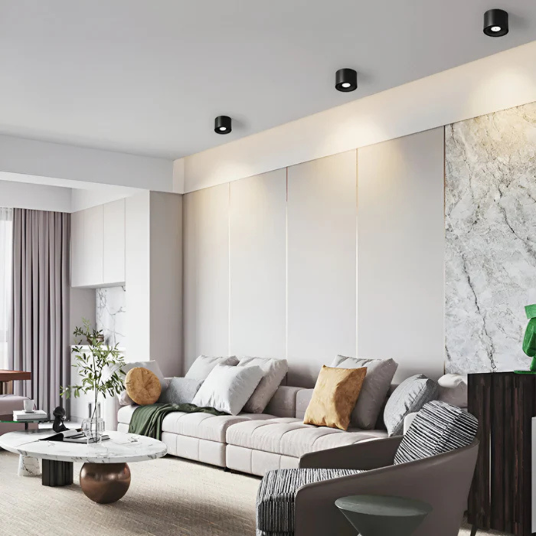 Obrotowa Lampa Sufitowa LED 360° | Minimalistyczny Design