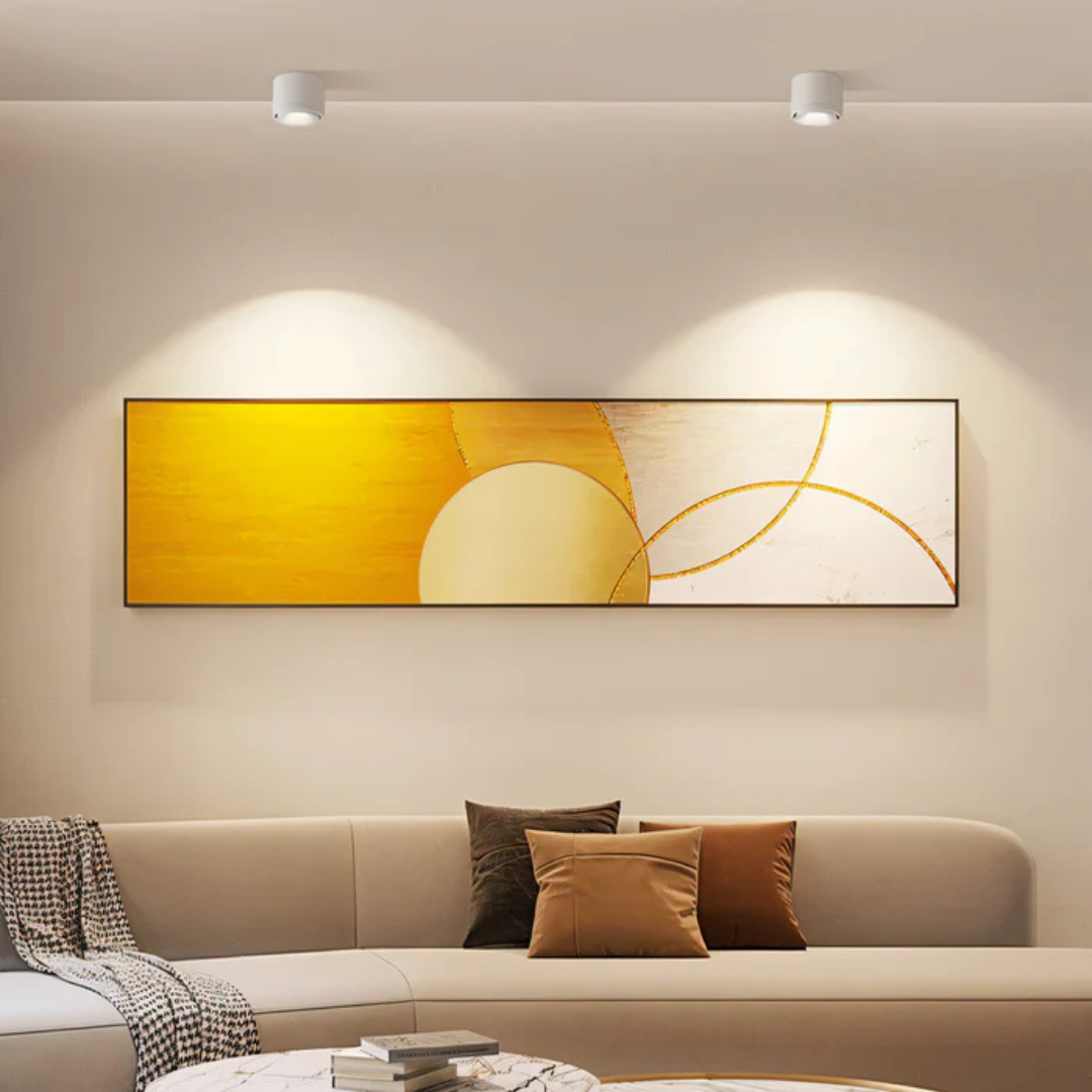 Obrotowa Lampa Sufitowa LED 360° | Minimalistyczny Design