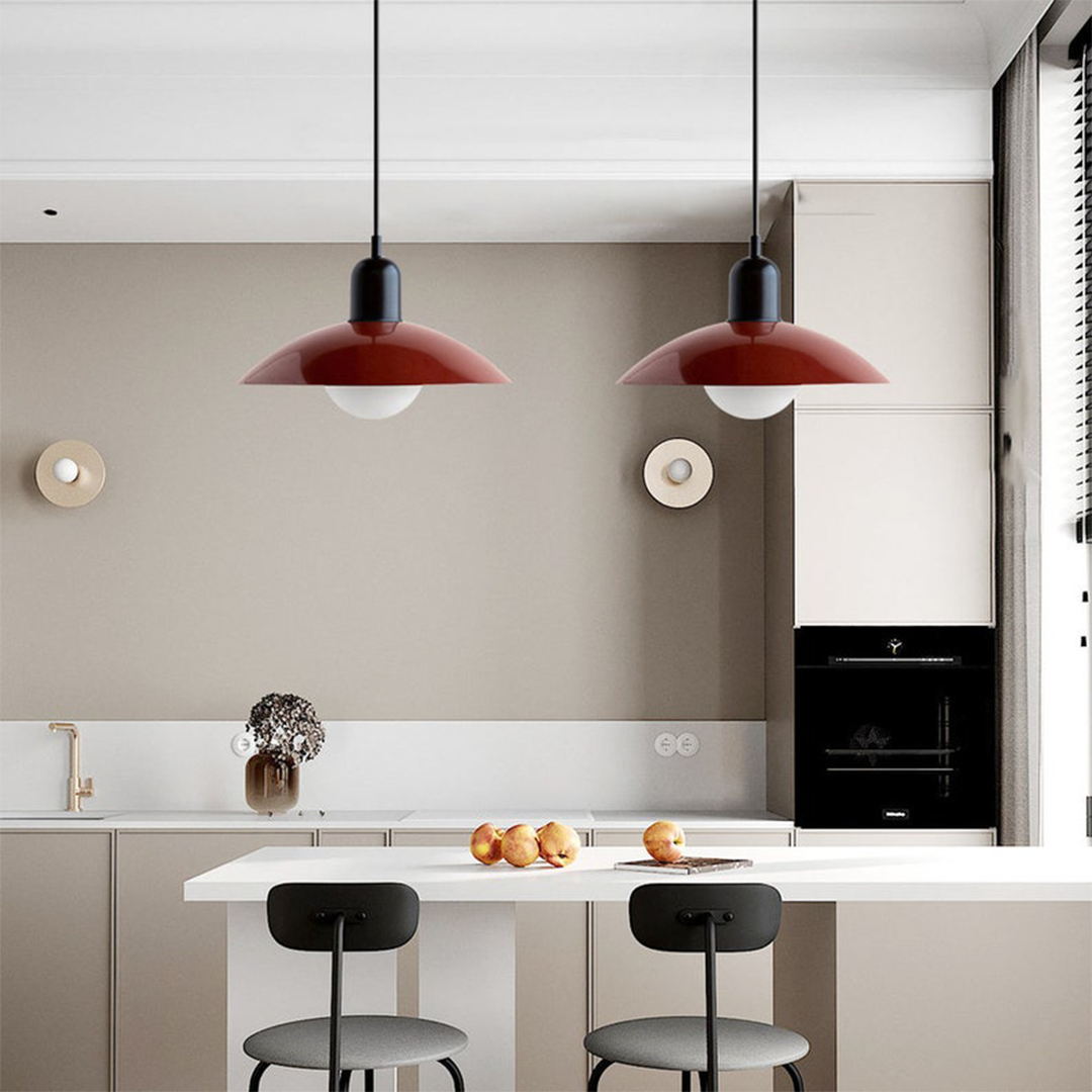 Lampa Wisząca Bauhaus Z Kloszem Typu Kopuła