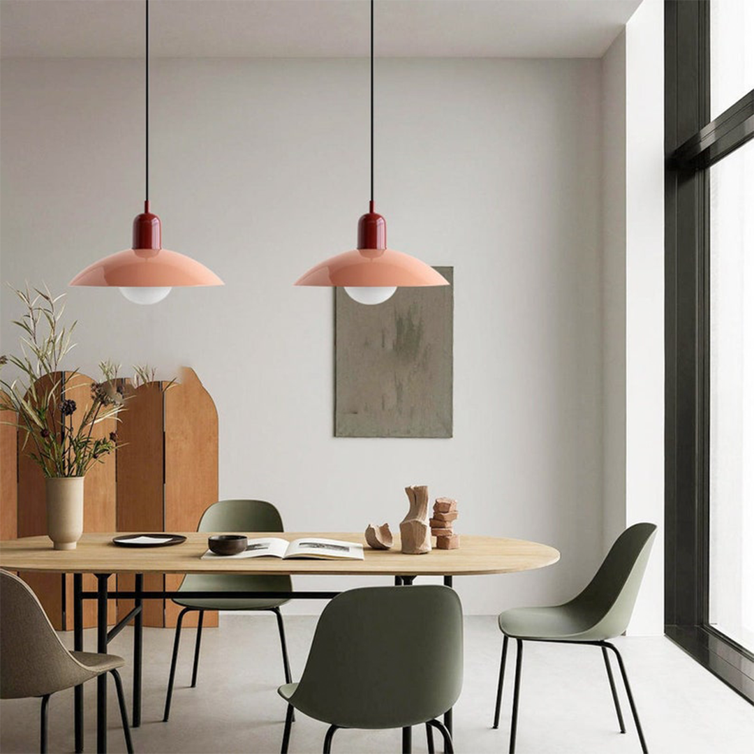 Lampa Wisząca Bauhaus Z Kloszem Typu Kopuła