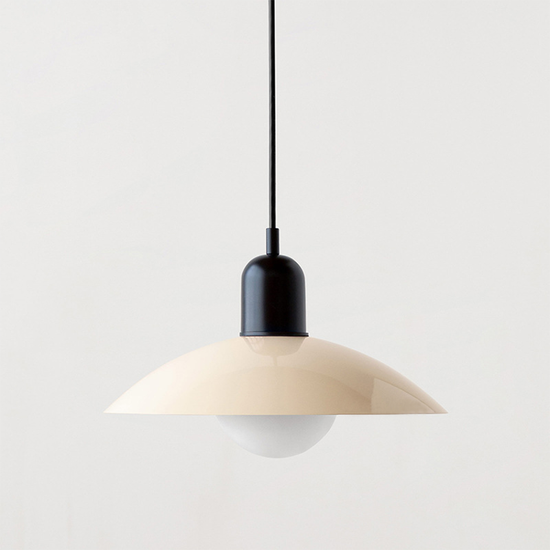 Lampa Wisząca Bauhaus Z Kloszem Typu Kopuła