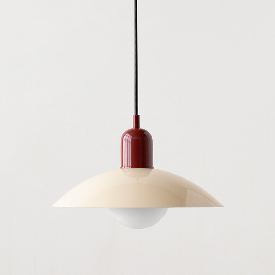 Lampa Wisząca Bauhaus Z Kloszem Typu Kopuła