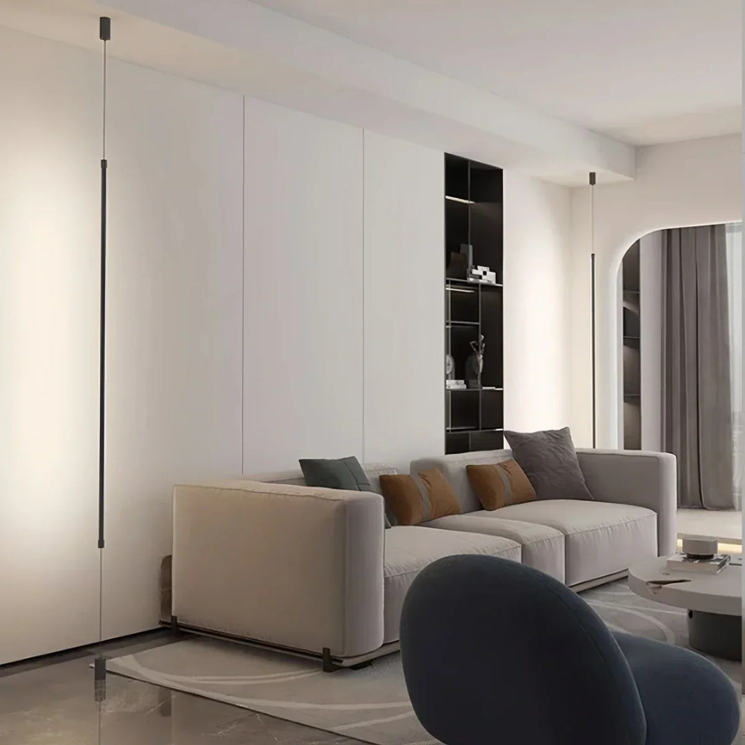 Architektoniczna stożkowa lampa podłogowa