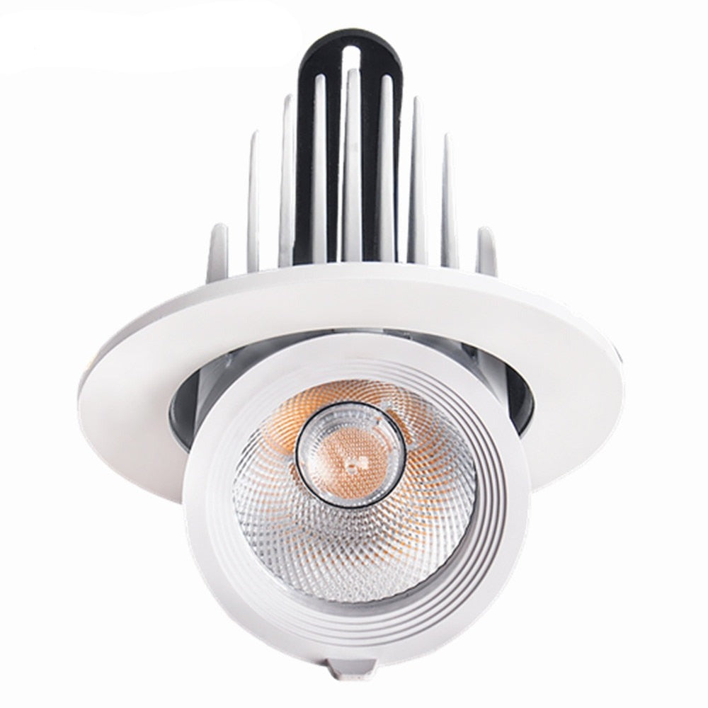 Oprawa Wpuszczana LED 7-15 W, Obrotowa o 360 Stopni, Aluminium