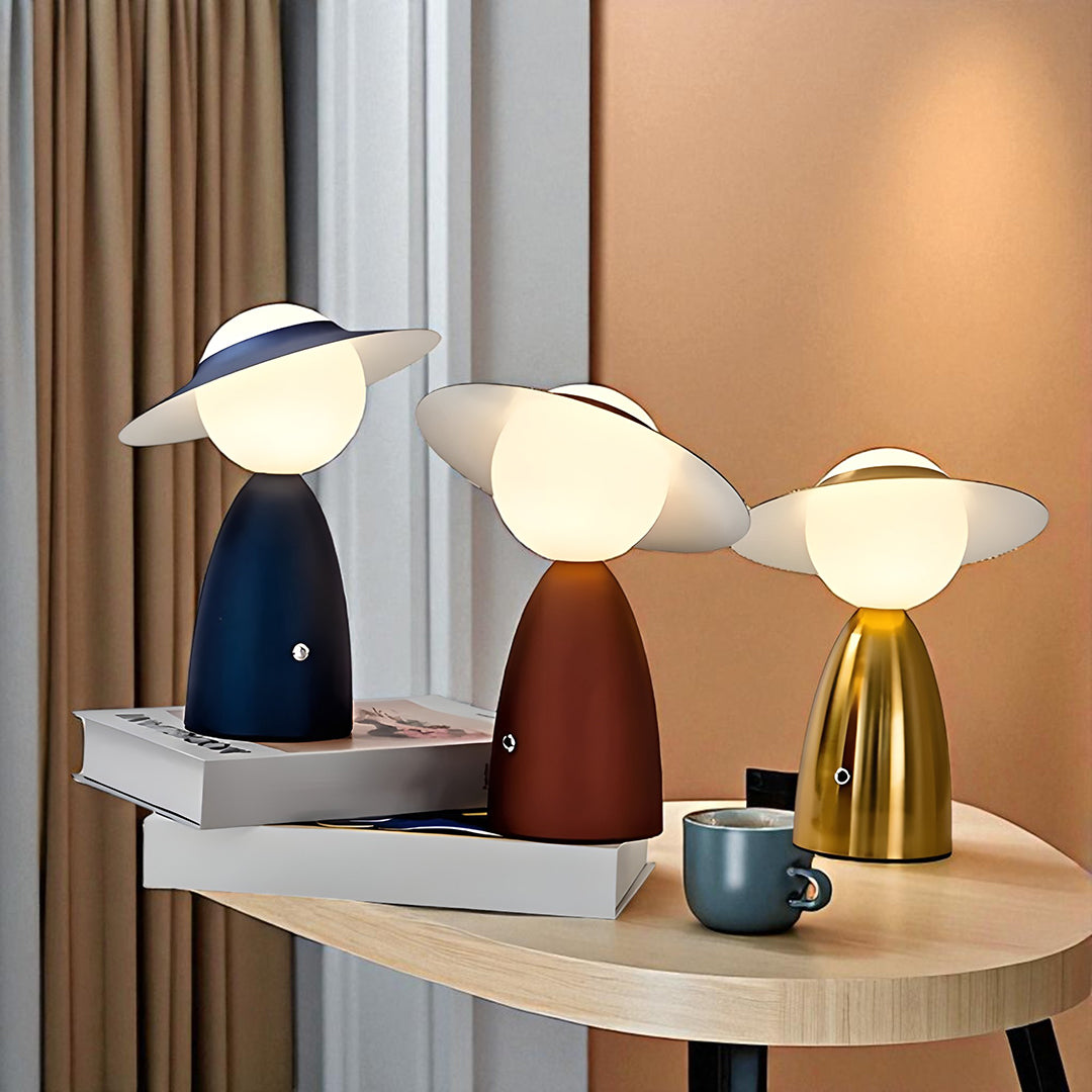 Bezprzewodowa LED Lampa Stołowa | Funkcja Ładowania