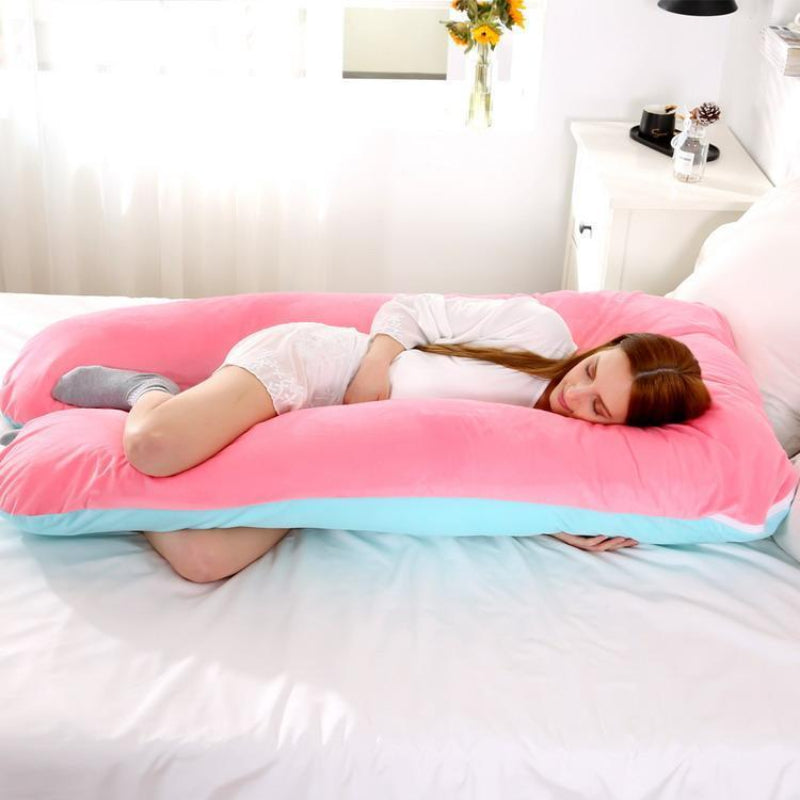 Poduszka do Spania Typu U 72x132 cm, Poliester, do Sypialni