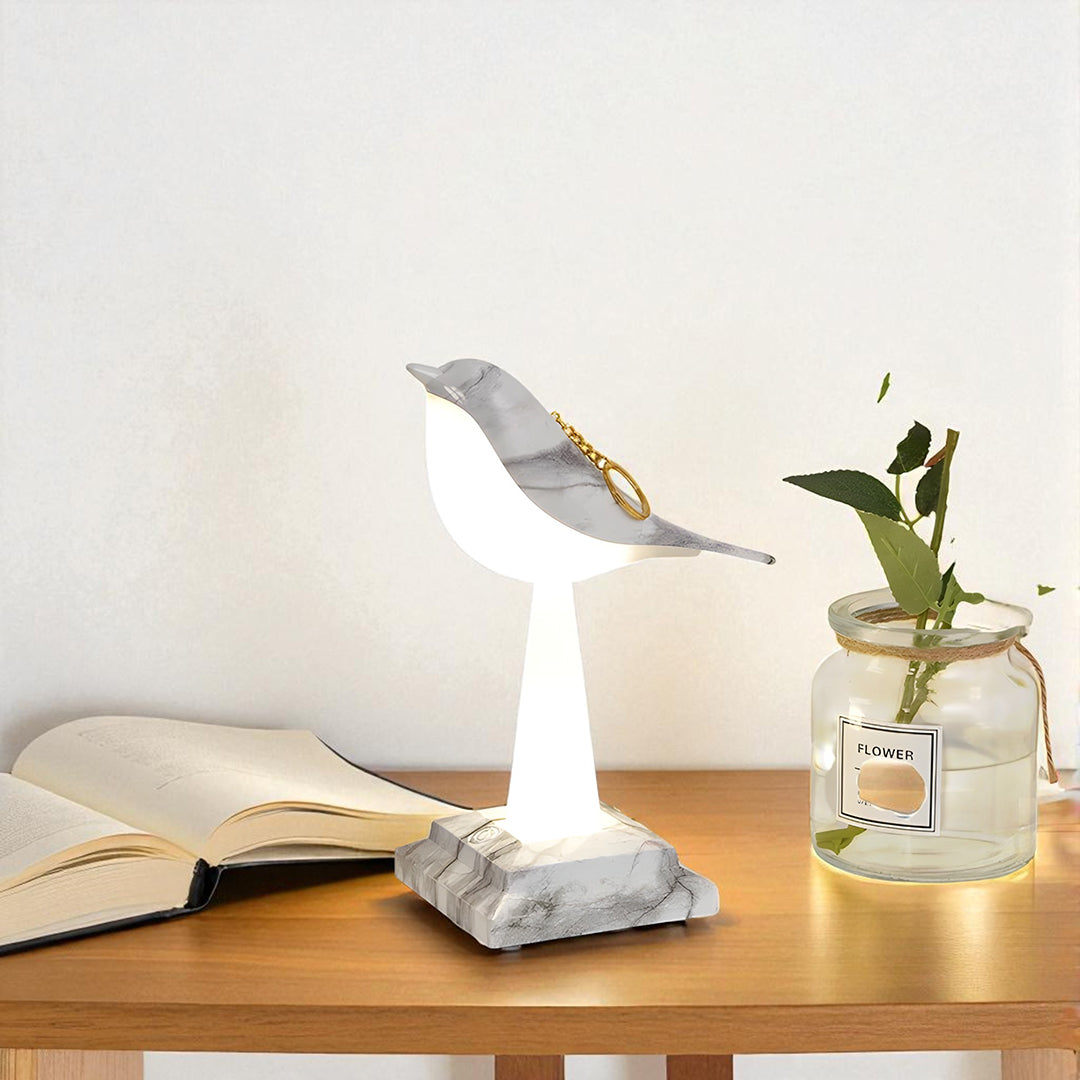 Lampa Stołowa W Kształcie Ptaka | Dekoracyjna