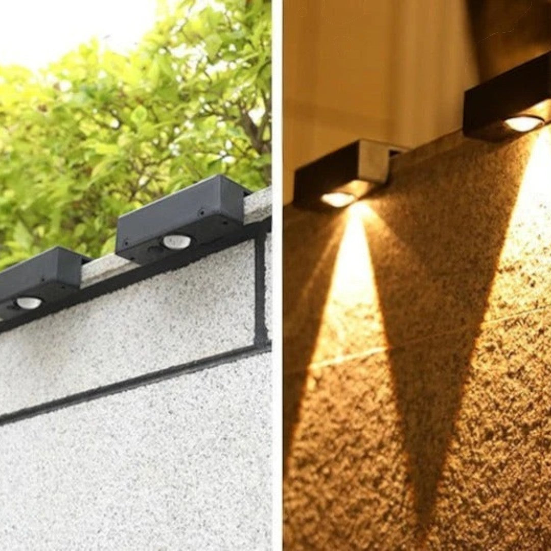 Solarne Lampy Ścienne Na Zewnątrz | Ogród
