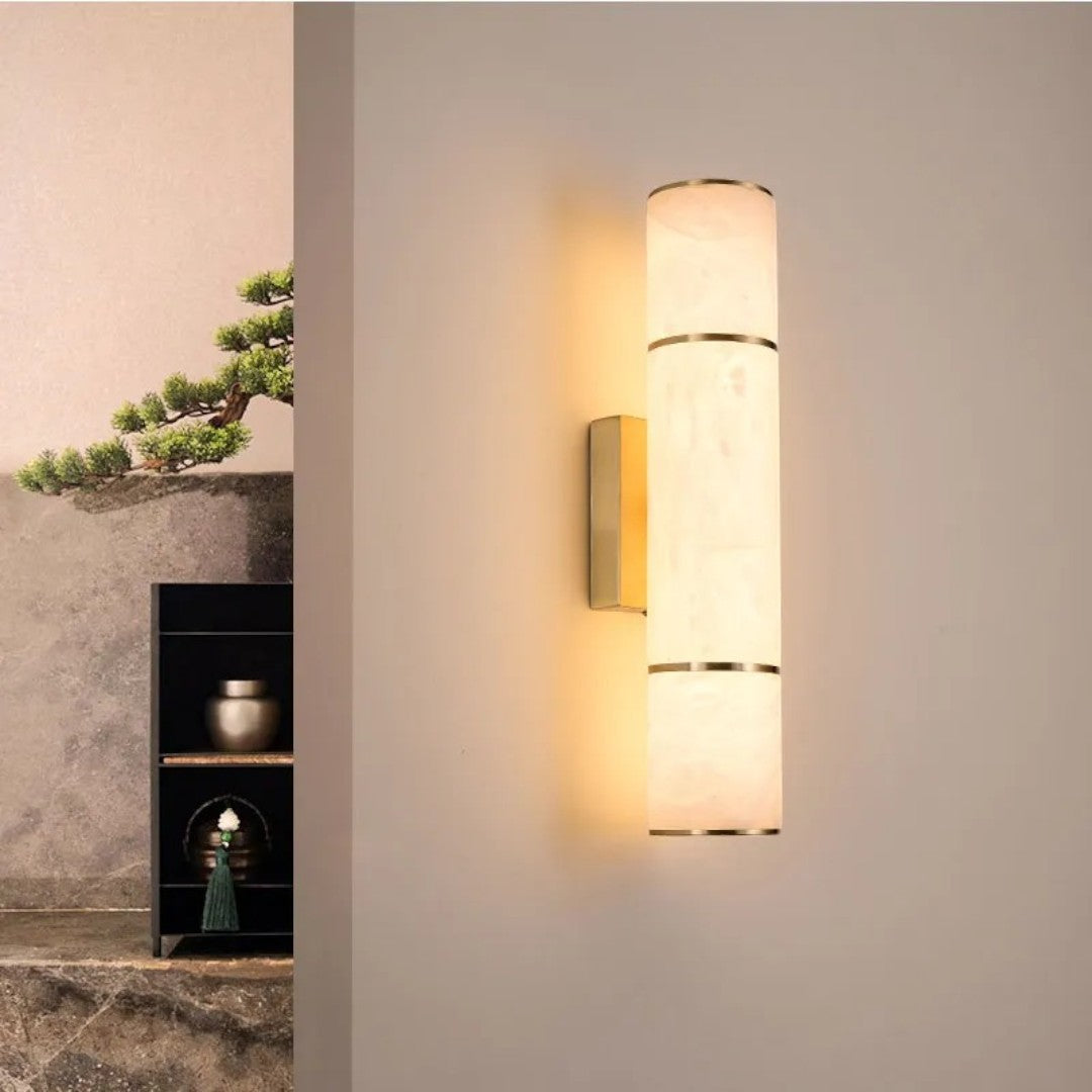Luksusowa Marmurowa Lampa Ścienna Do Wewnątrz | Nowoczesna