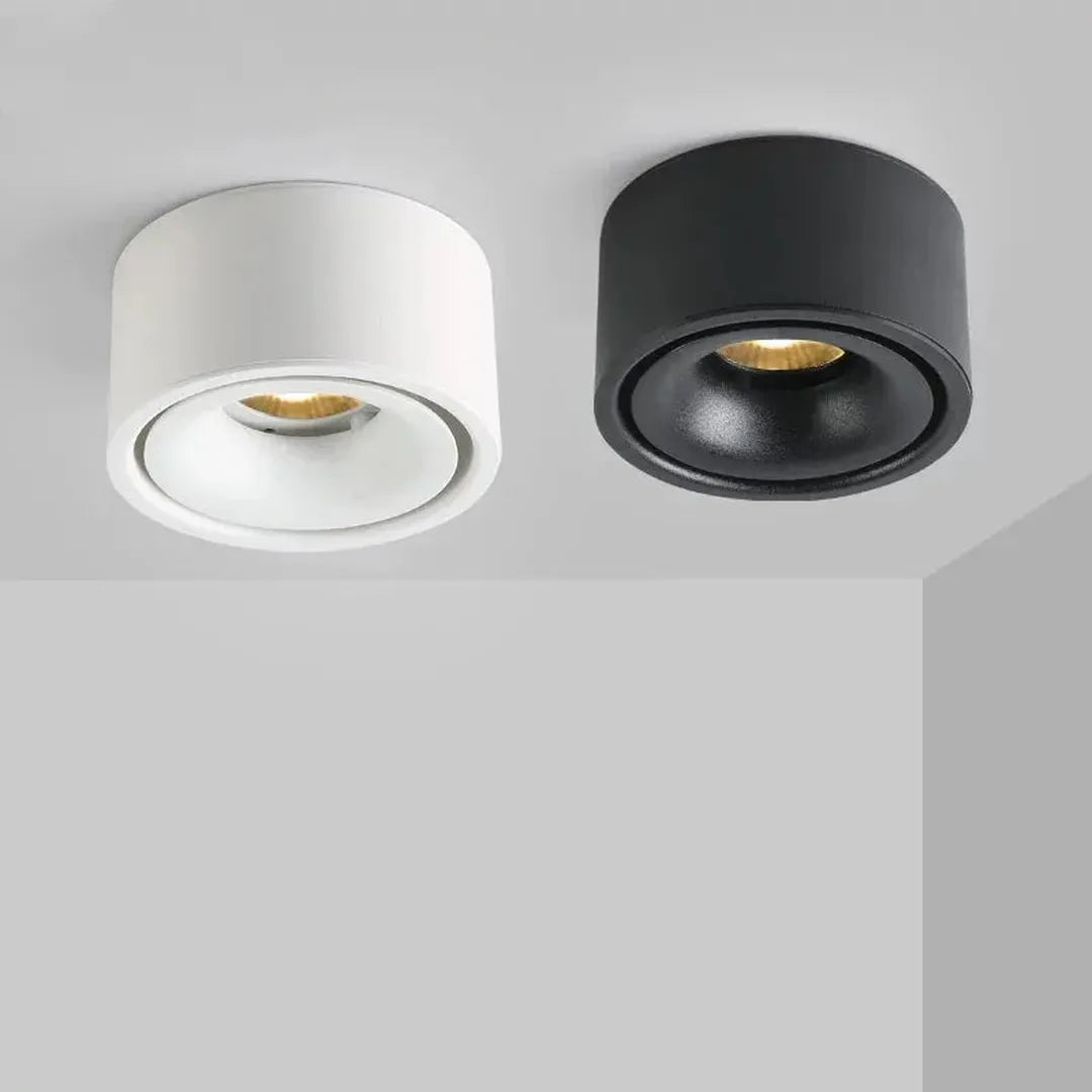 Bezodblaskowa Lampa Sufitowa | Regulowana Głowica