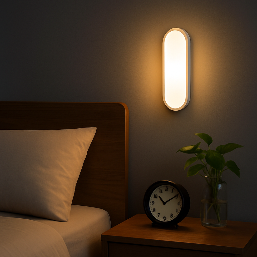 Lampa Ścienna LED z USB do Ładowania | Czujnik Ruchu