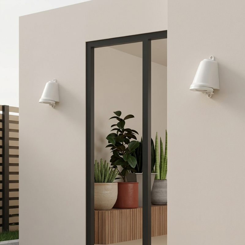 Kinkiet Zewnętrzny LED IP65 z Aluminium, Ciepłe Światło, na Taras
