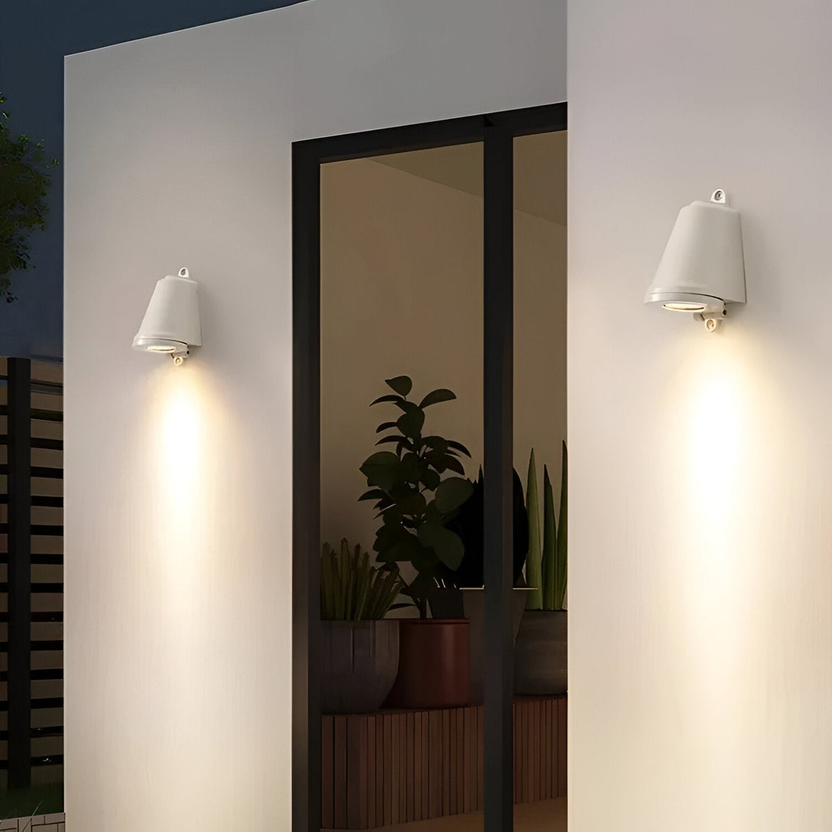 Kinkiet Zewnętrzny LED IP65 z Aluminium, Ciepłe Światło, na Taras