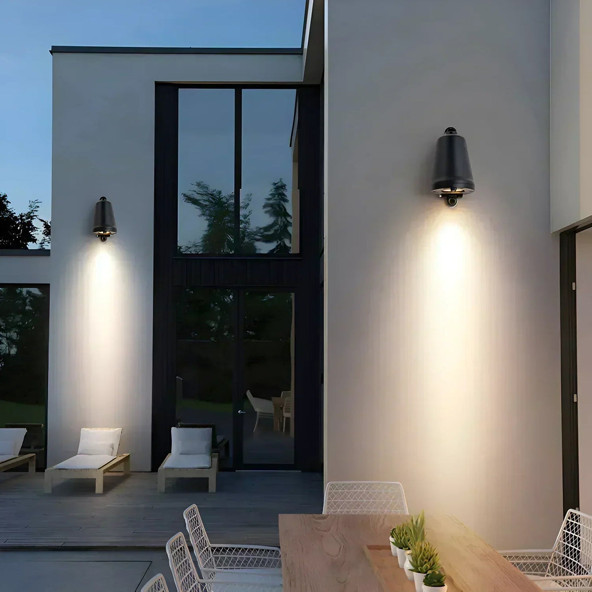Kinkiet Zewnętrzny LED IP65 z Aluminium, Ciepłe Światło, na Taras