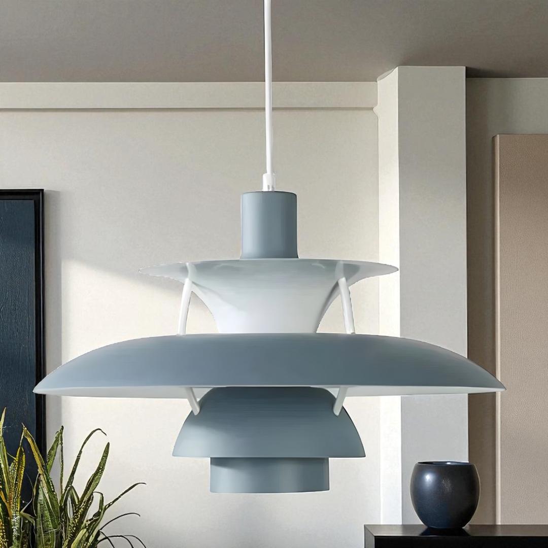 Nowoczesna Okrągła Lampa Wisząca LED | Klosz