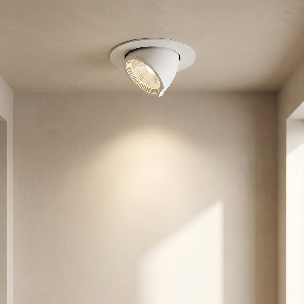 Oprawa Wpuszczana LED 7-15 W, Obrotowa o 360 Stopni, Aluminium