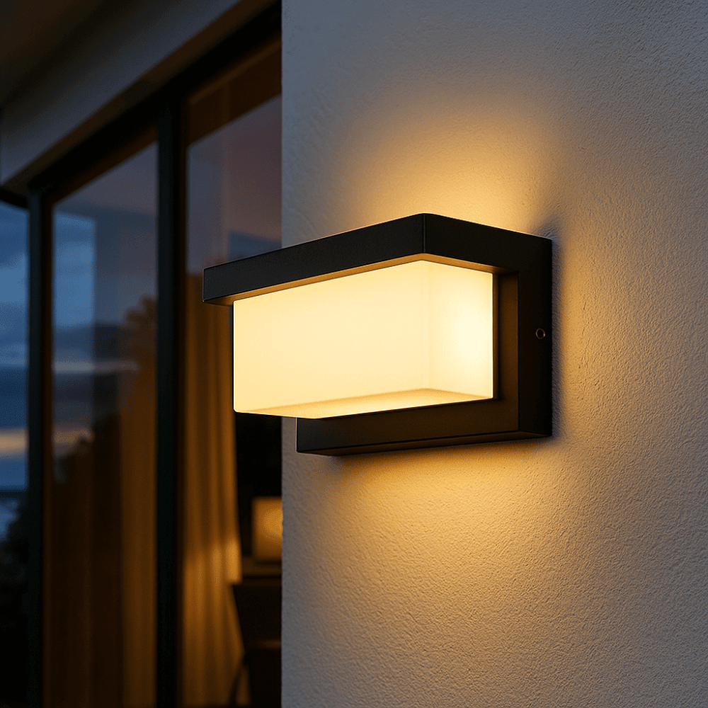 Zewnętrzny Kinkiet LED z Czujnikiem Ruchu IP65, Aluminium, do Ogrodu