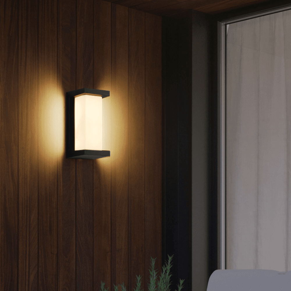 Zewnętrzny Kinkiet LED z Czujnikiem Ruchu IP65, Aluminium, do Ogrodu