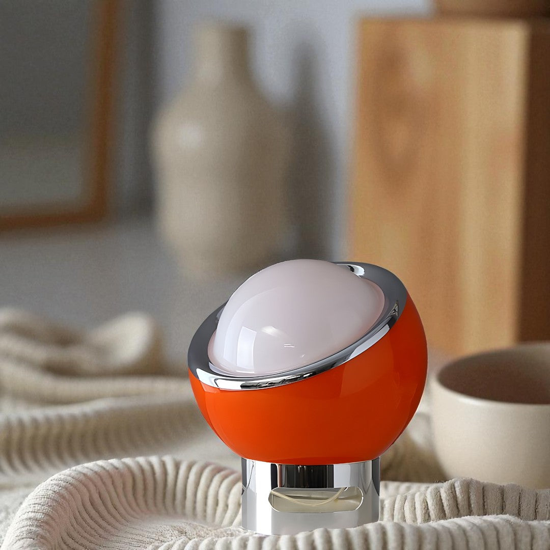 Francuska Lampa Stołowa Opalowa | Styl Bauhaus