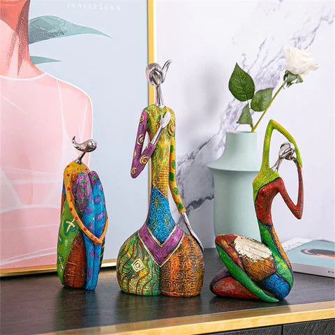 Abstrakcyjna Figurka Kobiety – widok produktu 6 | Nuvira Home