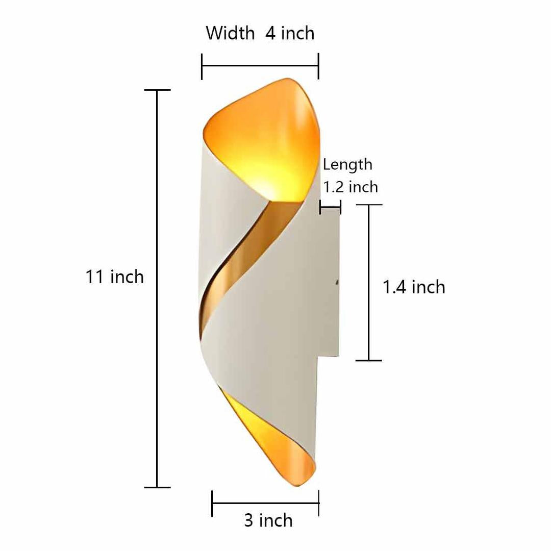 Aluminiowa Lampa Ścienna LED Do Nowoczesnego Oświetlenia – widok produktu 6 | Nuvira Home