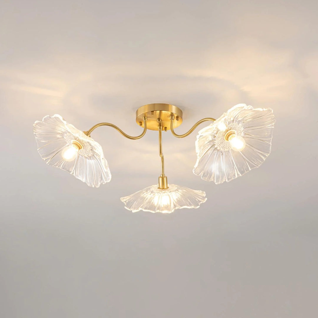 Artystyczna lampa sufitowa w kształcie kwiatu – widok produktu 11 | Nuvira Home