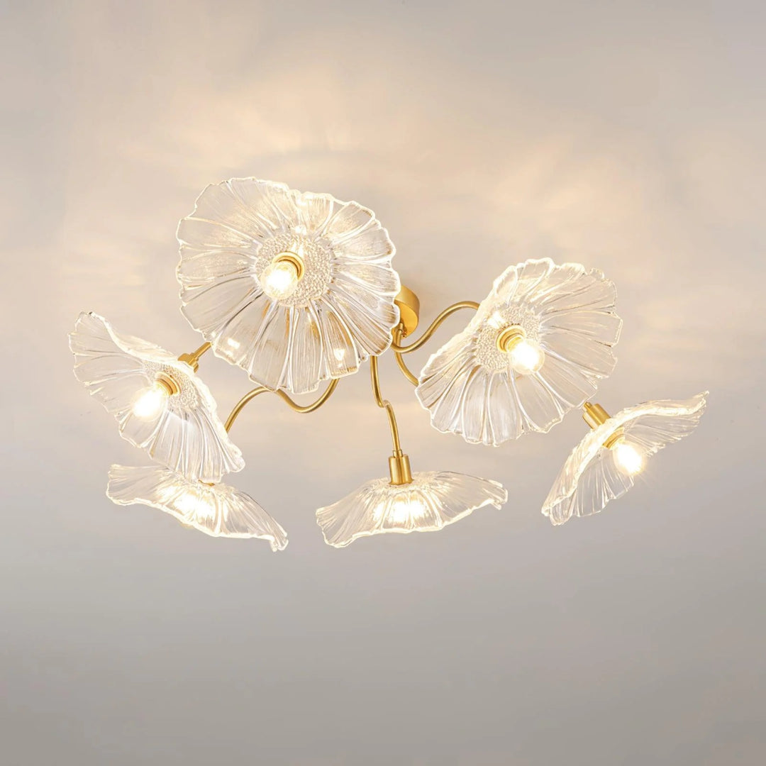 Artystyczna lampa sufitowa w kształcie kwiatu – widok produktu 14 | Nuvira Home