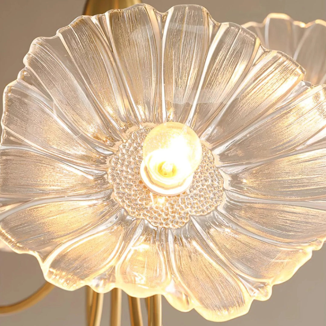 Artystyczna lampa sufitowa w kształcie kwiatu – widok produktu 18 | Nuvira Home