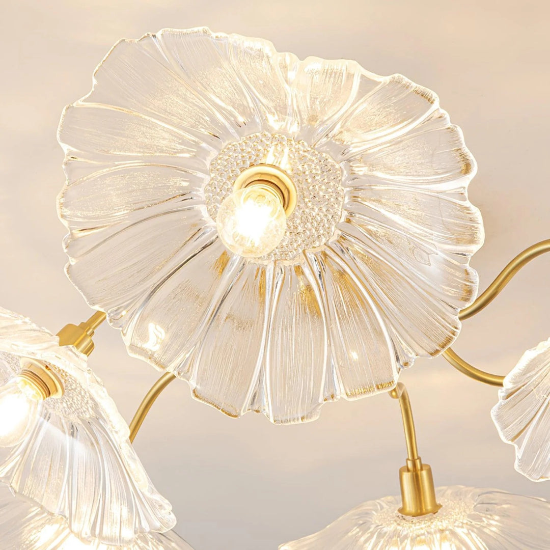 Artystyczna lampa sufitowa w kształcie kwiatu – widok produktu 20 | Nuvira Home