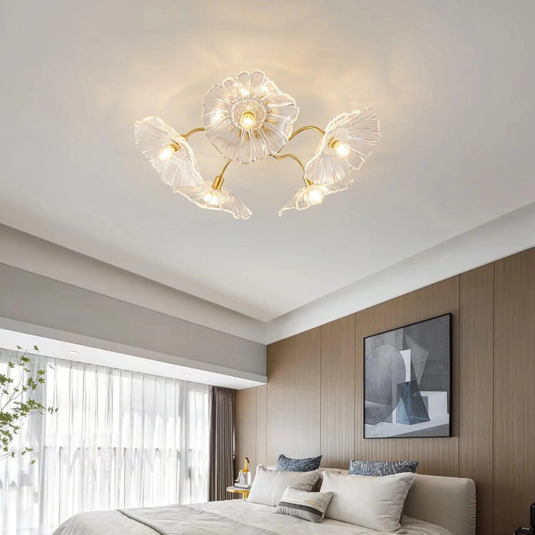 Artystyczna lampa sufitowa w kształcie kwiatu – widok produktu 21 | Nuvira Home
